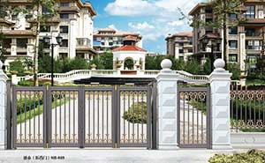 ?？诔霭仓悄軇e墅鋁藝大門(mén)成雅居樂(lè)清水灣一顆璀璨明珠