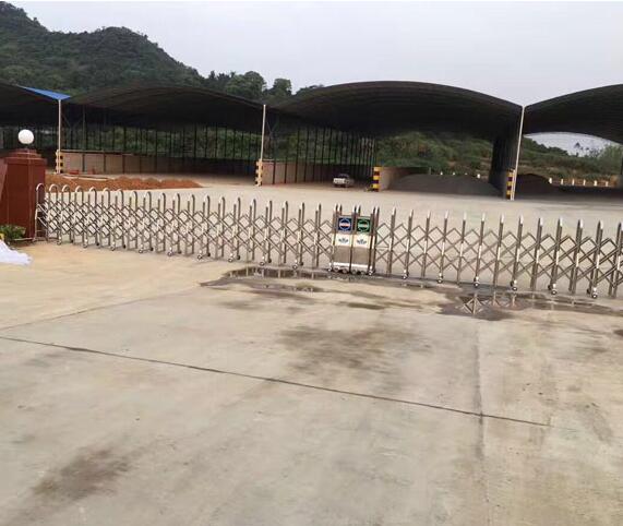 臨汾河西工業(yè)園區(qū)電動(dòng)伸縮門(mén)案例