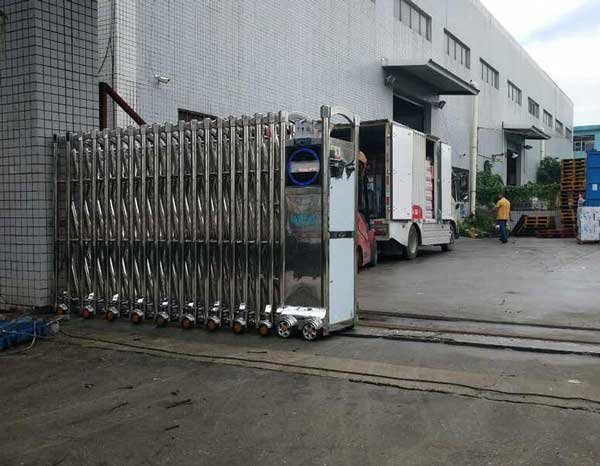 臨汾市華茂實業(yè)公司電動伸縮門案例 - 中出網(wǎng)-智能出入口與停車充電門戶