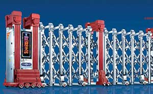 門之魂K666（紅）不銹鋼伸縮門