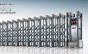 鋁合金伸縮門 - 門之神H96（灰色）鋁合金伸縮門