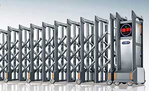 鋁合金伸縮門 - 門之神H96-A（灰色）鋁合金伸縮門