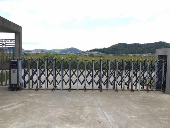 舟山出安智能為舟山朱家尖工廠添上電動(dòng)伸縮門