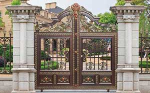 通化華翔佳苑鋁藝大門案例