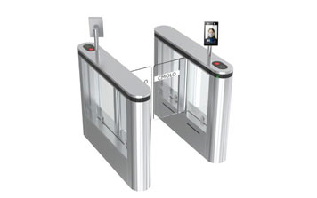 通道閘 - 智能人臉識別測溫閘機-擺閘款