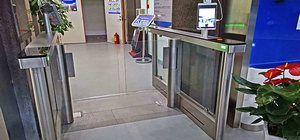 氣象局人臉識別擺閘安裝