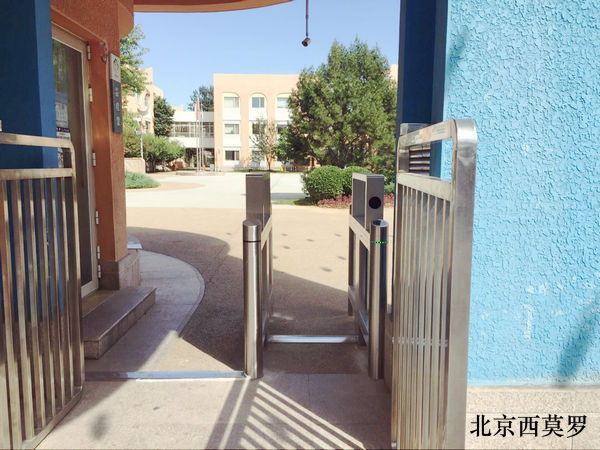 北京總后五一幼兒園門禁閘機通道案例