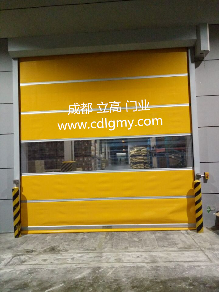 成都頂津（康師傅）食品快速門工程案例 - 中出網-智能出入口與停車充電門戶