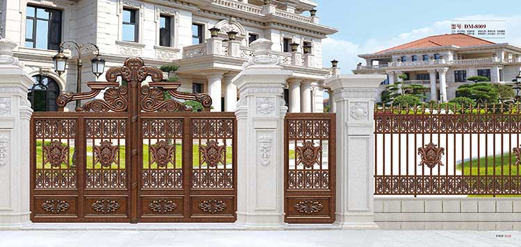 鋼藝大門DM8009