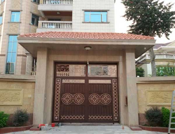 遂寧置信逸都?仁湖花園別墅大門案例 - 中出網-智能出入口與停車充電門戶