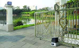 西湖湖景別墅開(kāi)門機(jī)案例