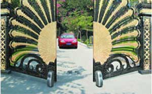 浙江東陽(yáng)畔山豪宅開(kāi)門機(jī)案例