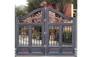 潮州出安智能鋁藝大門成潮州紅樹灣一道亮麗風景