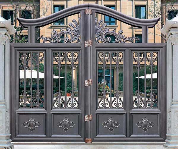 潮州恒大城鋁藝大門案例 - 中出網(wǎng)-智能出入口與停車充電門戶