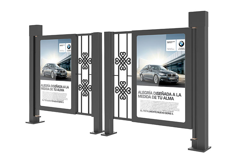 中國(guó)風(fēng)風(fēng)格人行通道廣告門