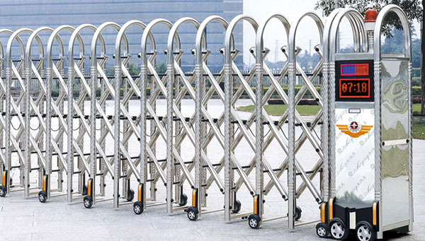 感恩南海港灣選擇了鶴壁出安智能伸縮門(mén)