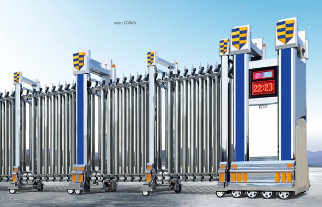 忻州出安智能伸縮門成功牽手日月宏佳苑