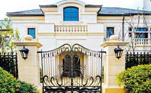 長白山?紅松溪谷別墅大門案例