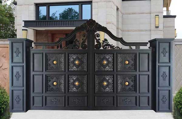 慶賀烏海萬達(dá)廣場(chǎng)選用烏海出安智能別墅大門