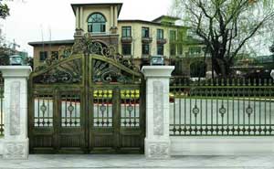 臨滄晨曦中央領域別墅大門案例