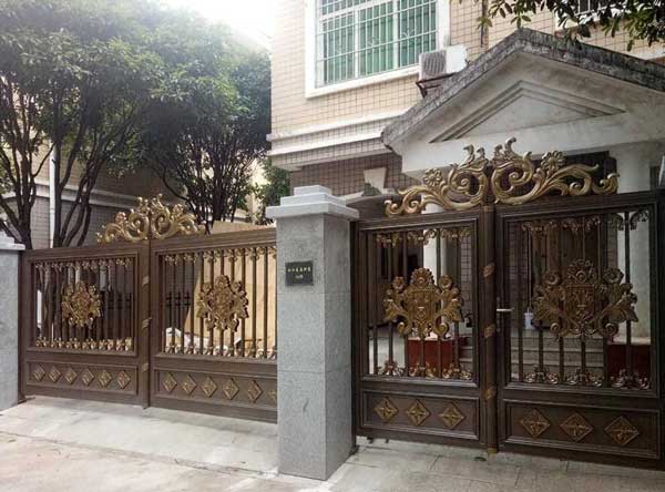 儋州中國(guó)海南?；◢u別墅大門案例 - 中出網(wǎng)-智能出入口與停車充電門戶