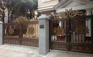 儋州中國(guó)海南?；◢u別墅大門案例