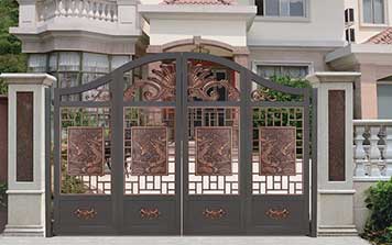 庭院別墅大門(mén) - 智能折疊懸浮門(mén)系列009