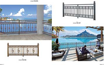 護(hù)欄 - 別墅圍欄系列-護(hù)欄系列HL105、106、107