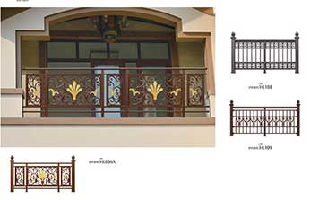 護(hù)欄 - 別墅圍欄系列-護(hù)欄系列HL006A、108、109