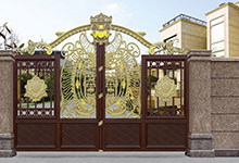 熱烈祝賀鶴崗出安智能鋁藝大門進(jìn)駐鶴崗財(cái)富家園