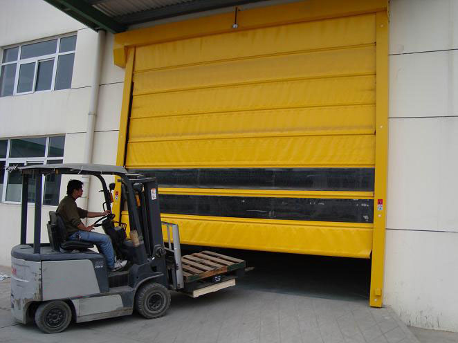 車間通道專用地磁感應(yīng)快速堆積門(mén)