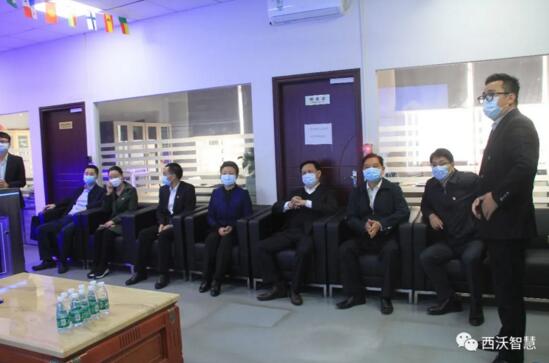 市區(qū)街工會(huì)領(lǐng)導(dǎo)一行蒞臨西沃科技慰問指導(dǎo)工作