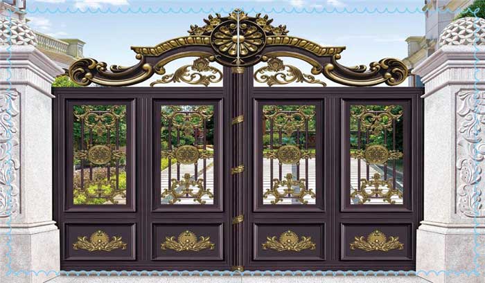 KSDM-8009鋁藝大門(mén)