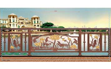 鋁藝護(hù)欄 - KSLG-6004鋁藝護(hù)欄