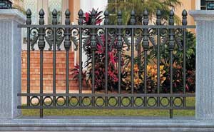 塘沽六大街圍墻護(hù)欄案例 - 中出網(wǎng)-智能出入口與停車充電門戶