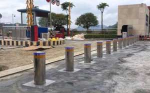 貴州某電站反恐升降柱案例 - 中出網(wǎng)-智能出入口與停車充電門戶