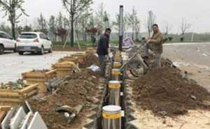 南京科創(chuàng)中心升降柱案例 - 中出網(wǎng)-智能出入口與停車充電門戶