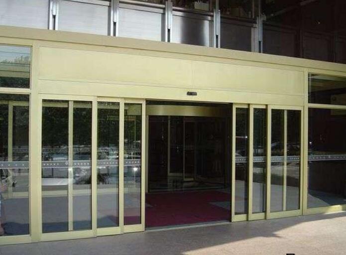 氟碳噴涂套疊自動門