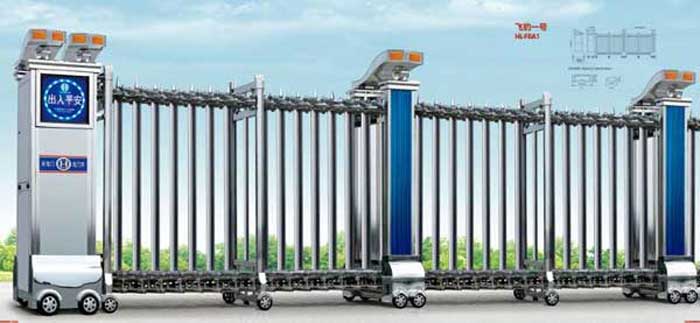 飛豹一號(hào)HL-FBA1不銹鋼伸縮門(mén)