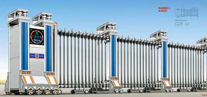 科尼塞克一號HL-KNSK1不銹鋼伸縮門