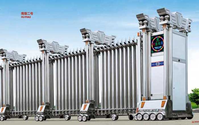 鷹煌二號HL-YHA2不銹鋼伸縮門