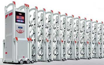 和諧508B鋁合金電動伸縮門