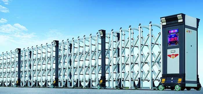 豪華型銀盾180B鋁合金伸縮門