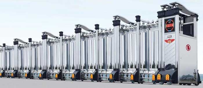 梟龍305A鋁合金伸縮門(mén)