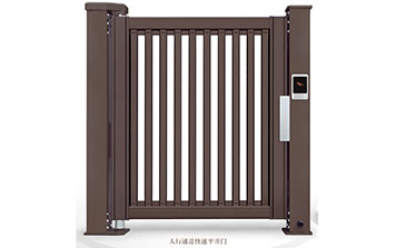 人行通道快速平開門K5500-A1型（深咖）