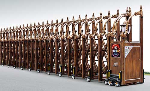 東方神龍網(wǎng)花一號(hào)伸縮門(mén)