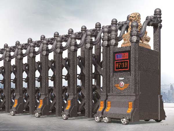 電動伸縮門龍韻393A（古銅銀）