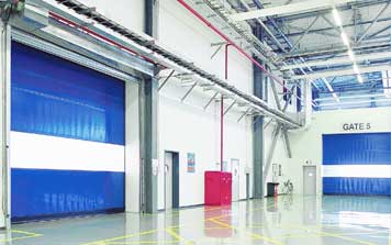 防撞內(nèi)用快速門(mén)