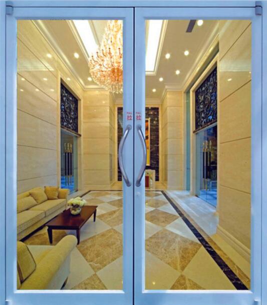 弧形拉手肯德基門