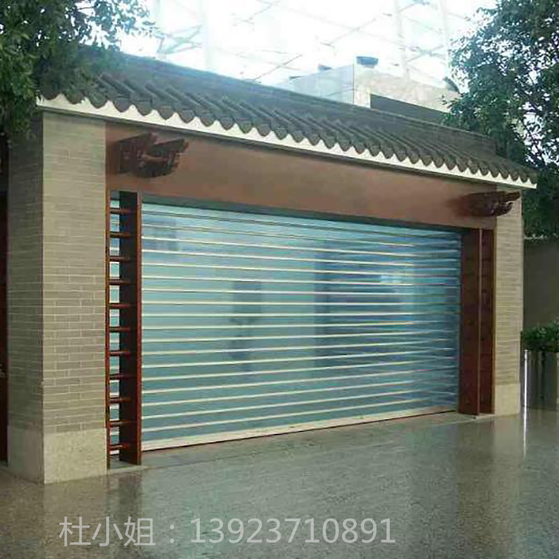 電動(dòng)水水晶卷簾門(mén)示例圖